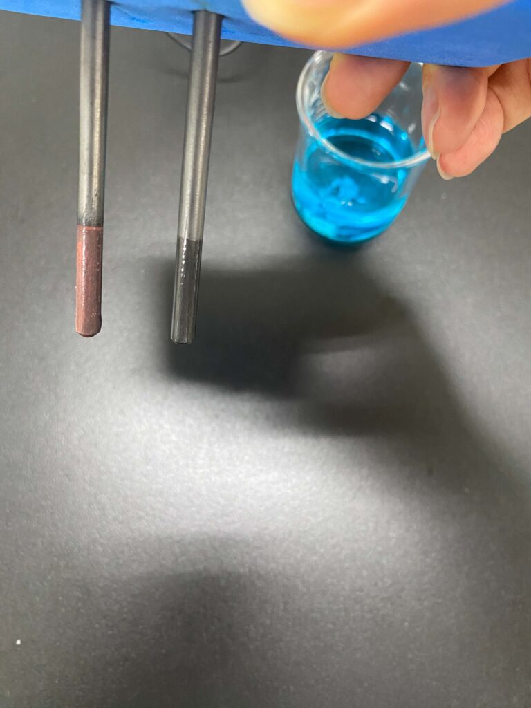 塩化銅水溶液の電気分解